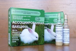 Миксоматоз и ВГБ кроликов ассоциированная вакцина 1ампула/10доз